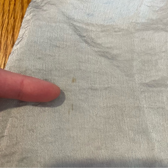 NEW NWT HELMUT LANG Chroma Drape Top Silver Gray Satin Layered Cutout Back Tank - Picture 6 of 16